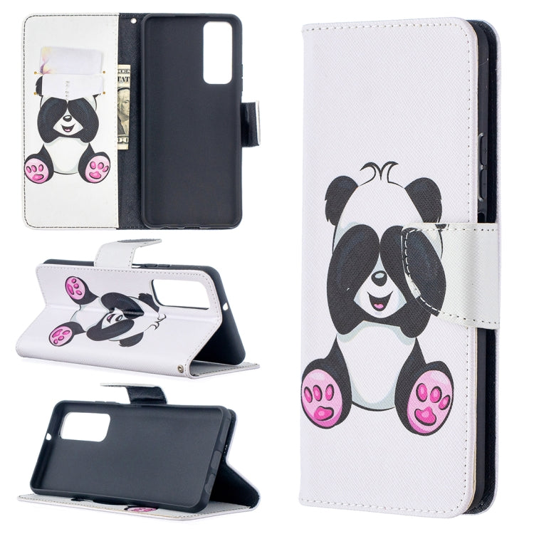 Colored Drawing Pattern Horizontal Flip Leather Case with Holder & Card Slots & Wallet
