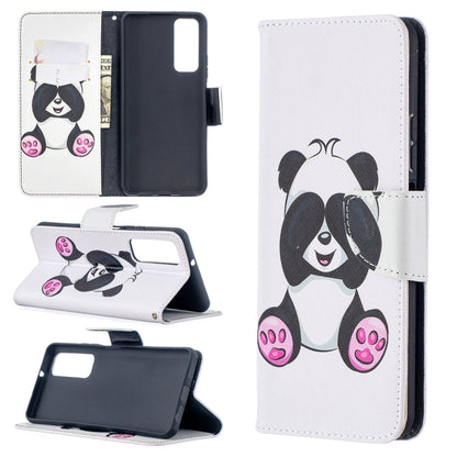 Colored Drawing Pattern Horizontal Flip Leather Case with Holder & Card Slots & Wallet