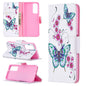 Colored Drawing Pattern Horizontal Flip Leather Case with Holder & Card Slots & Wallet