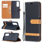 Lite Color Matching Denim Texture Horizontal Flip Leather Case with Holder & Card Slots & Wallet & Lanyard, For Huawei P smart 2021 / Y7a, For Samsung Galaxy A12
