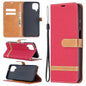 Lite Color Matching Denim Texture Horizontal Flip Leather Case with Holder & Card Slots & Wallet & Lanyard, For Huawei P smart 2021 / Y7a, For Samsung Galaxy A12