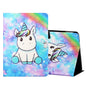 Colored Drawing Horizontal Flip Leather Case with Holder & Card Slots & Sleep / Wake-up Function