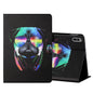 Colored Drawing Horizontal Flip Leather Case with Holder & Card Slots & Sleep / Wake-up Function