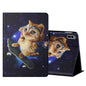 Colored Drawing Horizontal Flip Leather Case with Holder & Card Slots & Sleep / Wake-up Function
