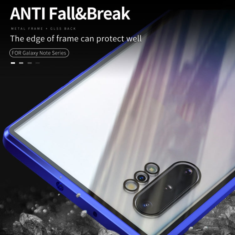 Magnetic Metal Frame Double-sided Tempered Glass Case