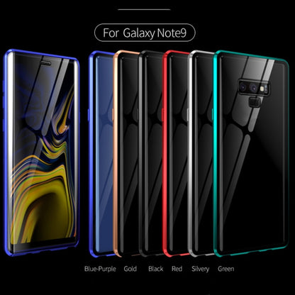 Magnetic Metal Frame Double-sided Tempered Glass Case