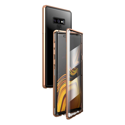 Magnetic Metal Frame Double-sided Tempered Glass Case
