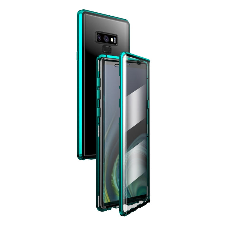 Magnetic Metal Frame Double-sided Tempered Glass Case