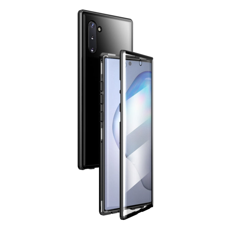 Magnetic Metal Frame Double-sided Tempered Glass Case