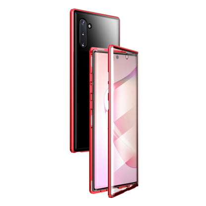 Magnetic Metal Frame Double-sided Tempered Glass Case
