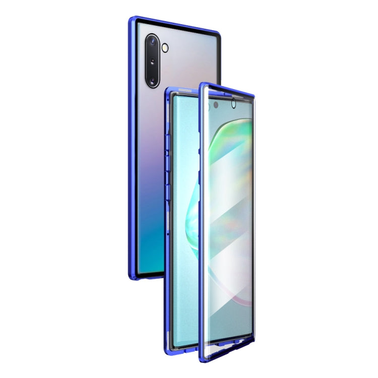 Magnetic Metal Frame Double-sided Tempered Glass Case