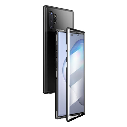 Magnetic Metal Frame Double-sided Tempered Glass Case
