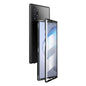 Magnetic Metal Frame Double-sided Tempered Glass Case