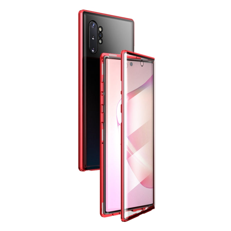 Magnetic Metal Frame Double-sided Tempered Glass Case