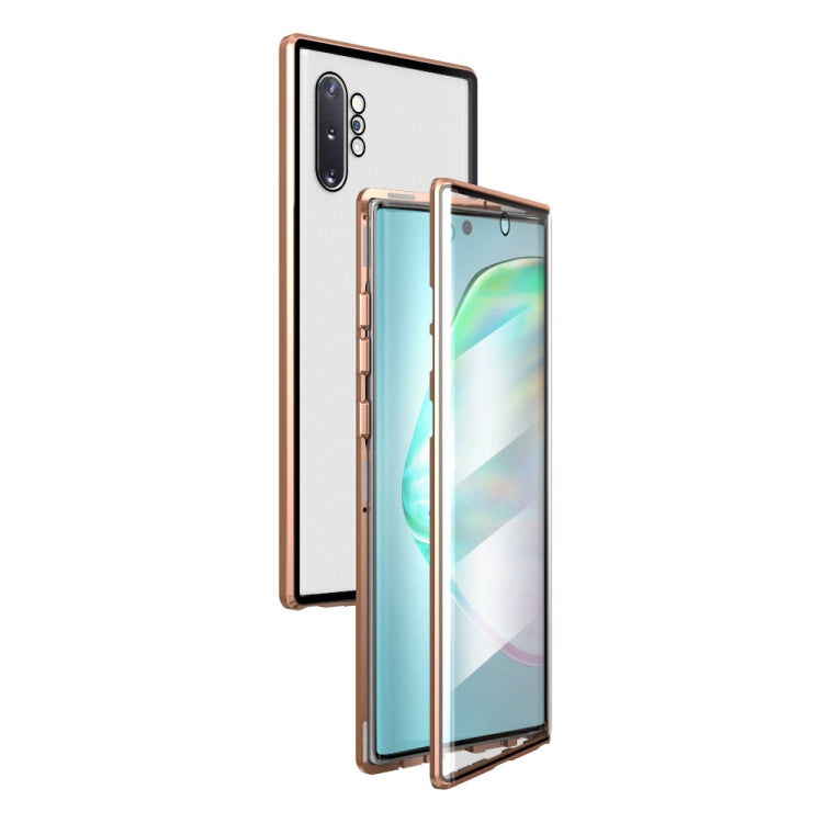 Magnetic Metal Frame Double-sided Tempered Glass Case