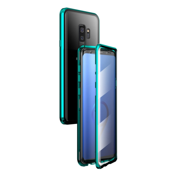 Magnetic Metal Frame Double-sided Tempered Glass Case