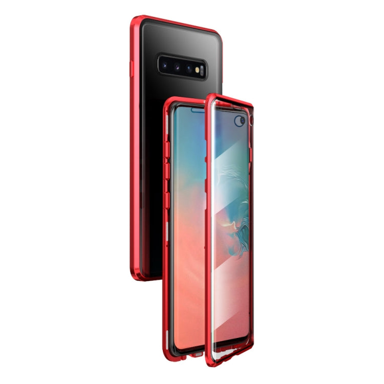 Magnetic Metal Frame Double-sided Tempered Glass Case