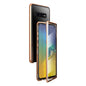 Magnetic Metal Frame Double-sided Tempered Glass Case