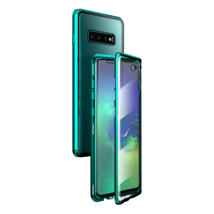 Magnetic Metal Frame Double-sided Tempered Glass Case