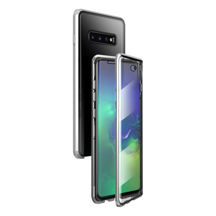Magnetic Metal Frame Double-sided Tempered Glass Case