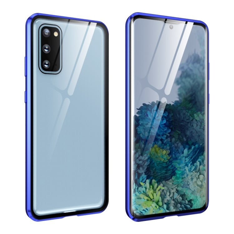 Magnetic Metal Frame Double-sided Tempered Glass Case