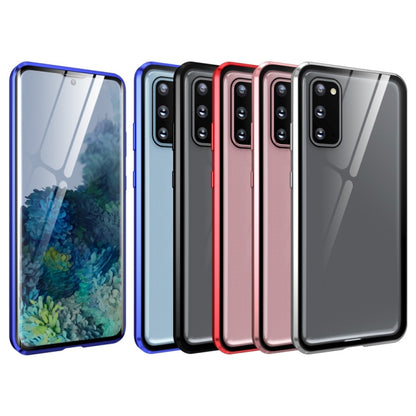Magnetic Metal Frame Double-sided Tempered Glass Case