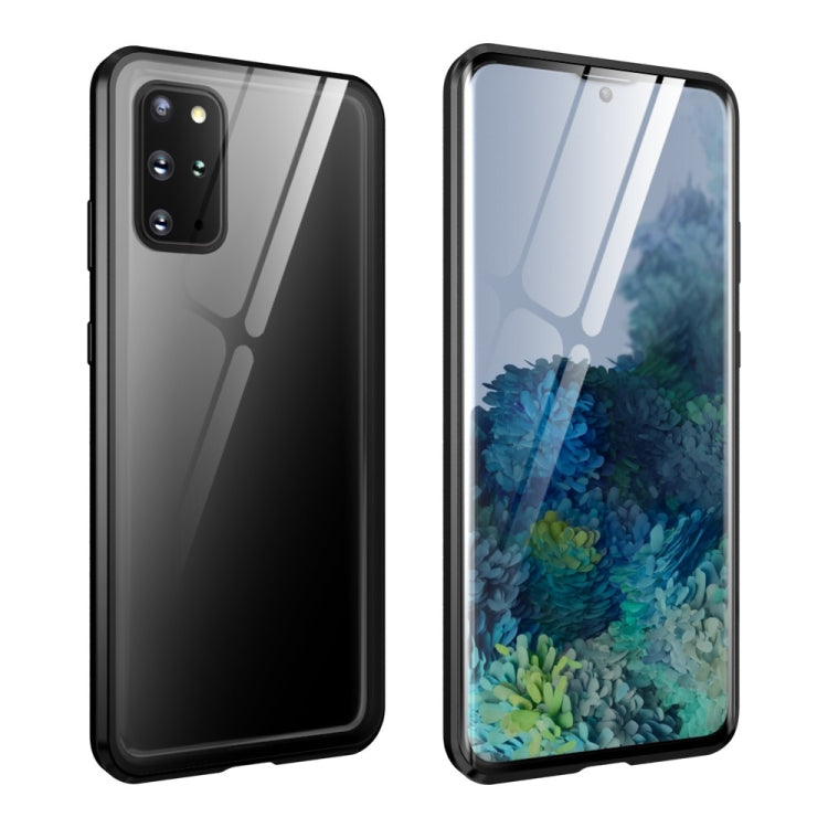 Magnetic Metal Frame Double-sided Tempered Glass Case