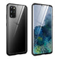 Magnetic Metal Frame Double-sided Tempered Glass Case