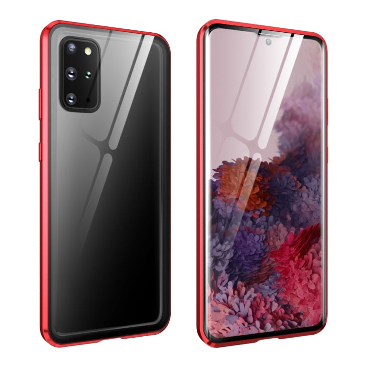 Magnetic Metal Frame Double-sided Tempered Glass Case