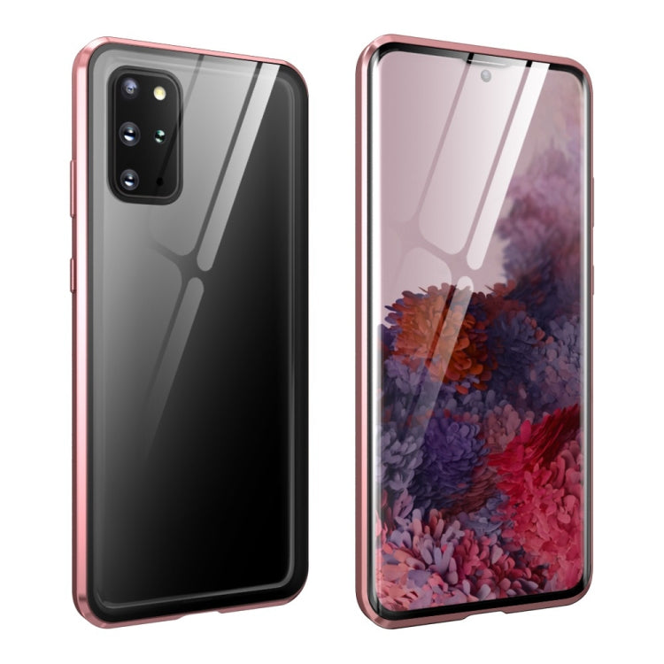 Magnetic Metal Frame Double-sided Tempered Glass Case