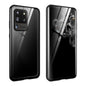 Magnetic Metal Frame Double-sided Tempered Glass Case