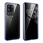 Magnetic Metal Frame Double-sided Tempered Glass Case