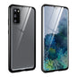 Magnetic Metal Frame Double-sided Tempered Glass Case