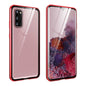 Magnetic Metal Frame Double-sided Tempered Glass Case