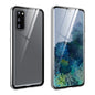 Magnetic Metal Frame Double-sided Tempered Glass Case