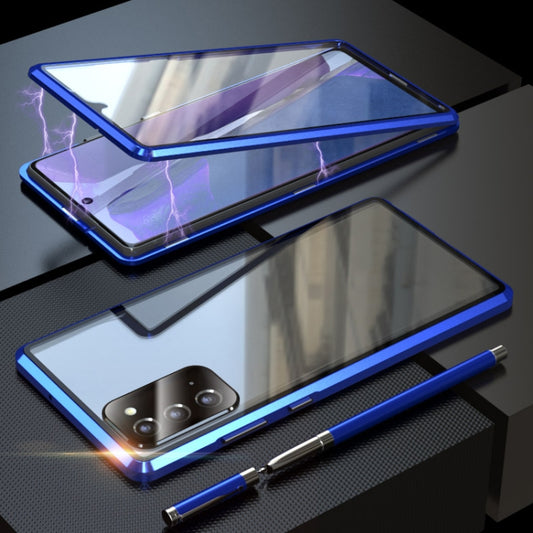 Magnetic Metal Frame Double-sided Tempered Glass Case