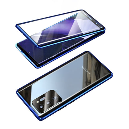 Magnetic Metal Frame Double-sided Tempered Glass Case