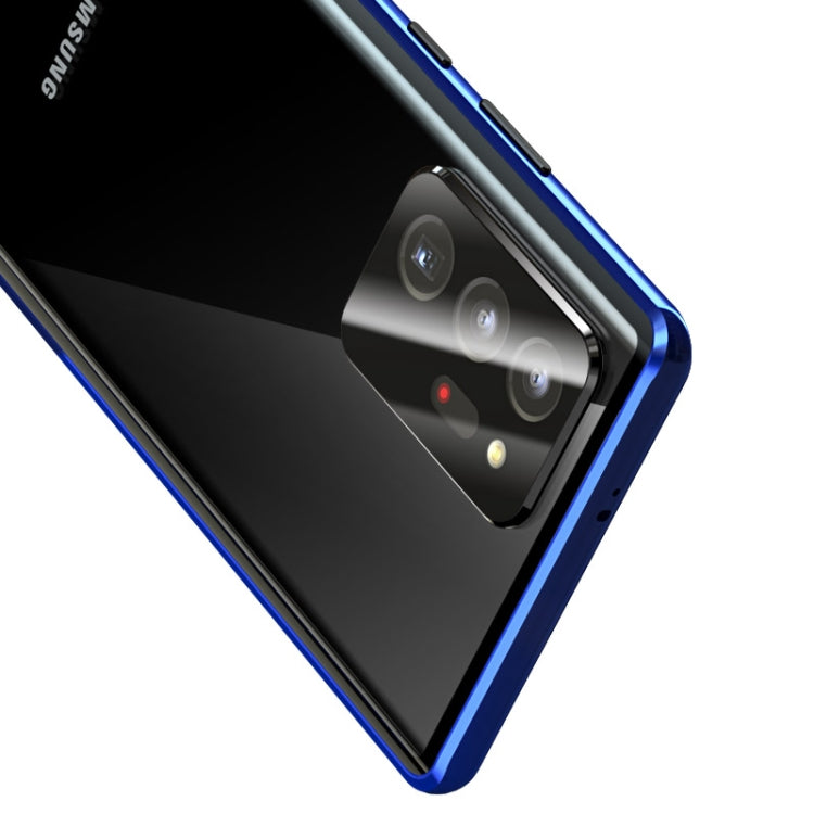 Magnetic Metal Frame Double-sided Tempered Glass Case