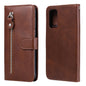 Fashion Calf Texture Zipper Horizontal Flip Leather Case with Stand & Card Slots & Wallet Function, For Samsung Galaxy S20 FE, For Xiaomi Poco X3 NFC