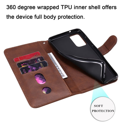 Fashion Calf Texture Zipper Horizontal Flip Leather Case with Stand & Card Slots & Wallet Function, For Samsung Galaxy S20 FE, For Xiaomi Poco X3 NFC