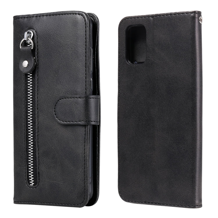 Fashion Calf Texture Zipper Horizontal Flip Leather Case with Stand & Card Slots & Wallet Function, For Samsung Galaxy S20 FE, For Xiaomi Poco X3 NFC