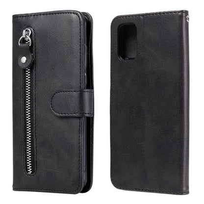 Fashion Calf Texture Zipper Horizontal Flip Leather Case with Stand & Card Slots & Wallet Function, For Samsung Galaxy S20 FE, For Xiaomi Poco X3 NFC