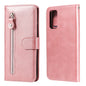 Fashion Calf Texture Zipper Horizontal Flip Leather Case with Stand & Card Slots & Wallet Function, For Samsung Galaxy S20 FE, For Xiaomi Poco X3 NFC
