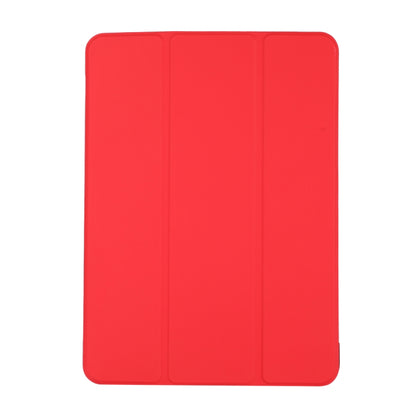 3-folding Skin Texture Horizontal Flip TPU + PU Leather Case with Holder