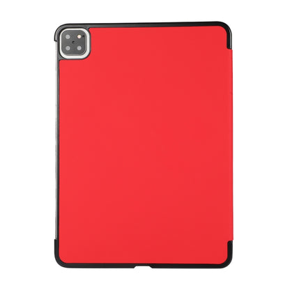 3-folding Skin Texture Horizontal Flip TPU + PU Leather Case with Holder