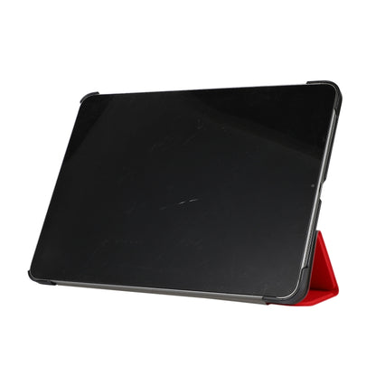 3-folding Skin Texture Horizontal Flip TPU + PU Leather Case with Holder