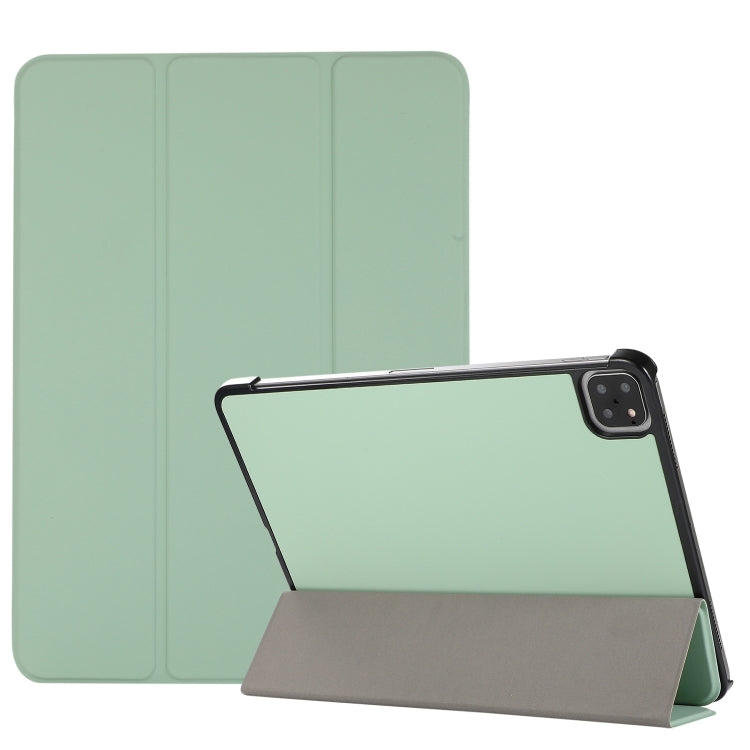 3-folding Skin Texture Horizontal Flip TPU + PU Leather Case with Holder
