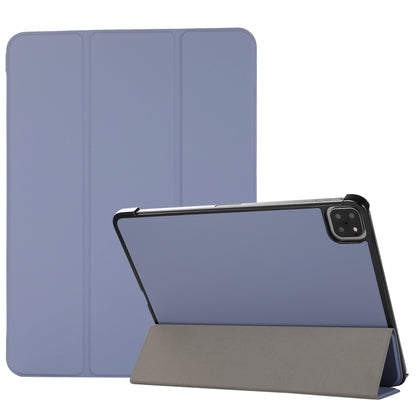 3-folding Skin Texture Horizontal Flip TPU + PU Leather Case with Holder