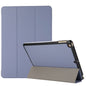 3-folding Skin Texture Horizontal Flip TPU + PU Leather Case with Holder