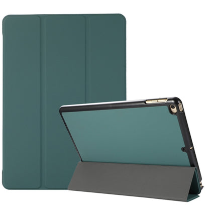 3-folding Skin Texture Horizontal Flip TPU + PU Leather Case with Holder